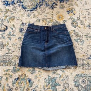 J Crew denim skirt size 27